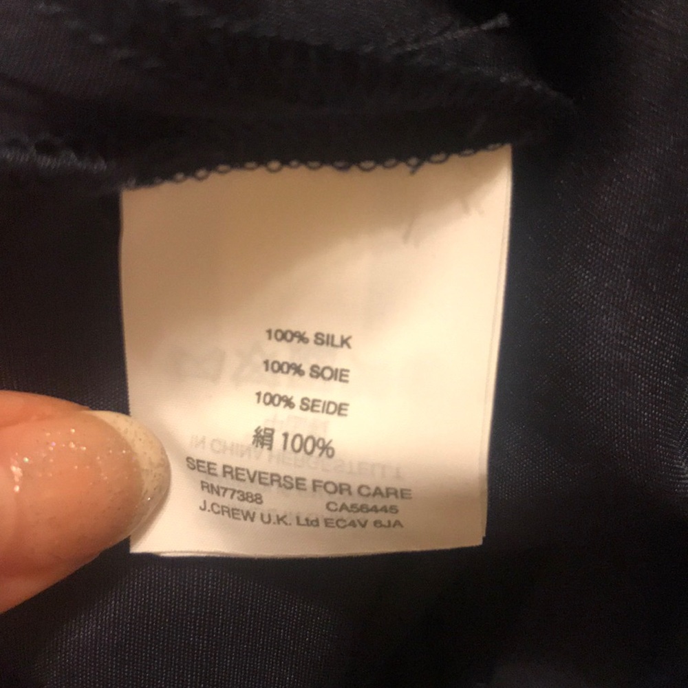 J. Crew One Shoulder Silk Shantung Top - Picture 6 of 7